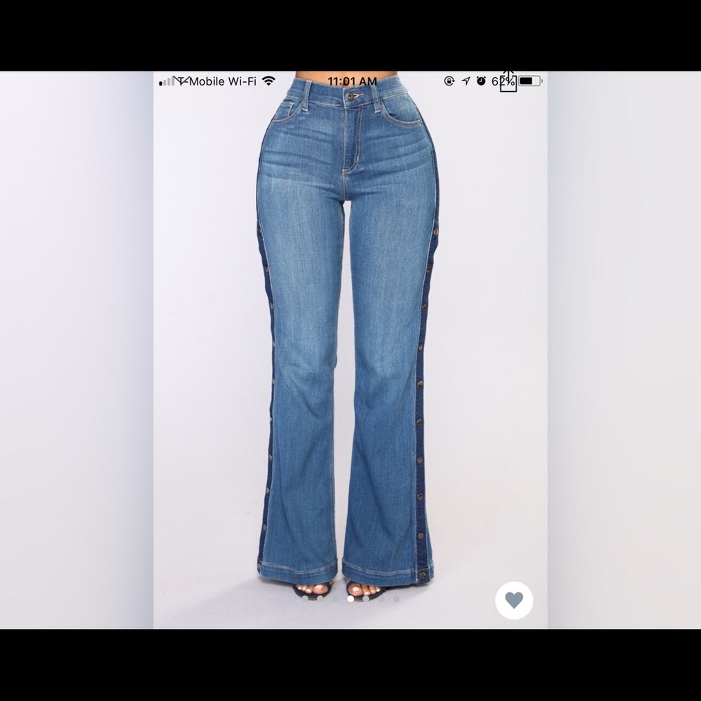 Fashion Nova Bell Bottom Jeans